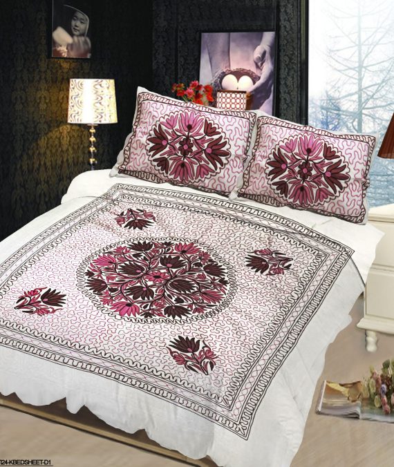 Kashmiri Bedsheet